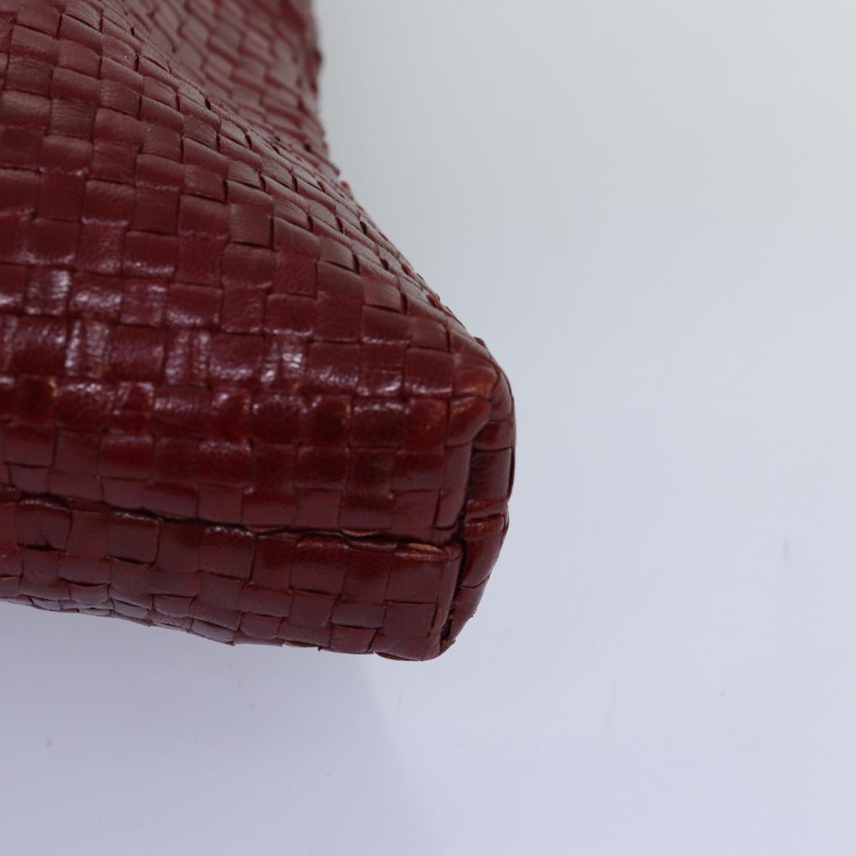 FENDI Tote Bag Leather Red74221