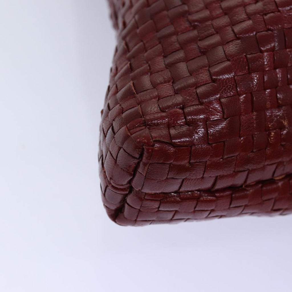 FENDI Tote Bag Leather Red74221