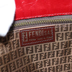 FENDI Tote Bag Leather Red74221