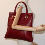 FENDI Tote Bag Leather Red74221