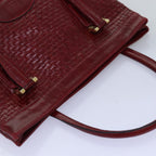 FENDI Tote Bag Leather Red74221