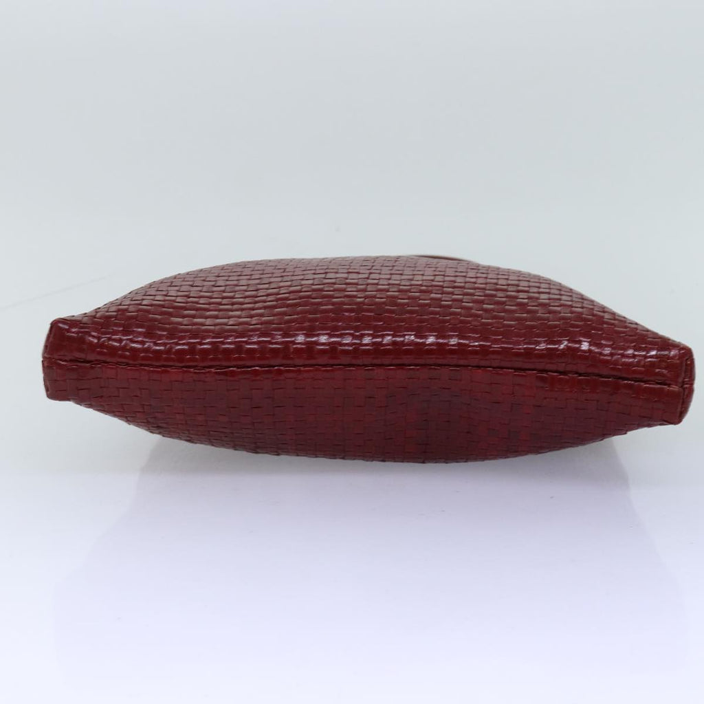 FENDI Tote Bag Leather Red74221