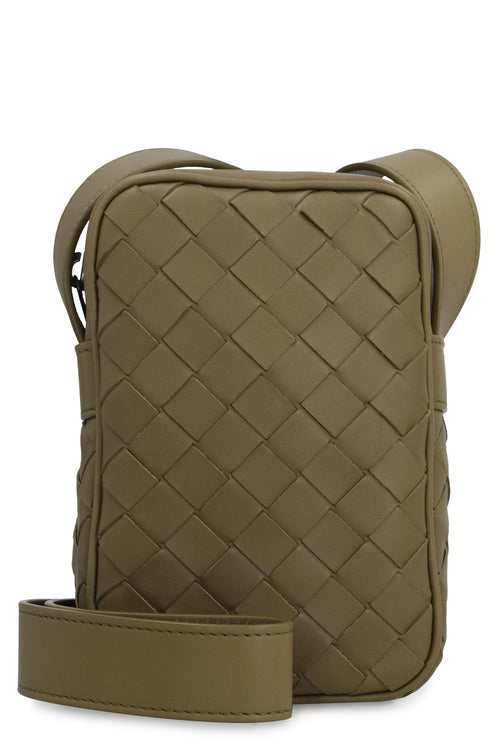 BOTTEGA VENETA Leather Smartphone Case/Shoulder Bag - 11 CM x 17 CM