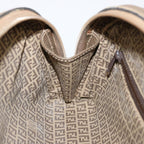 FENDI Zucchino Canvas Shoulder Bag Brown74424
