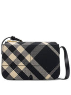 Burberry Snip Check Cross Bag Black