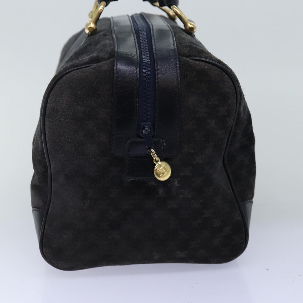 CELINE Macadam Canvas Boston Bag Black  74547