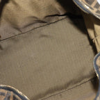 FENDI Zucca Canvas Vanity Cosmetic Pouch Brown Black74573