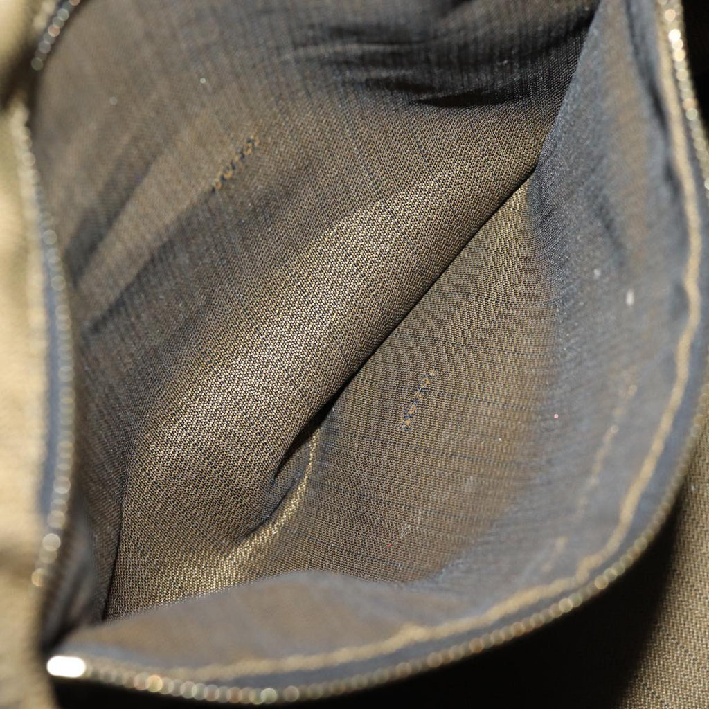 FENDI Zucca Canvas Vanity Cosmetic Pouch Brown Black74573