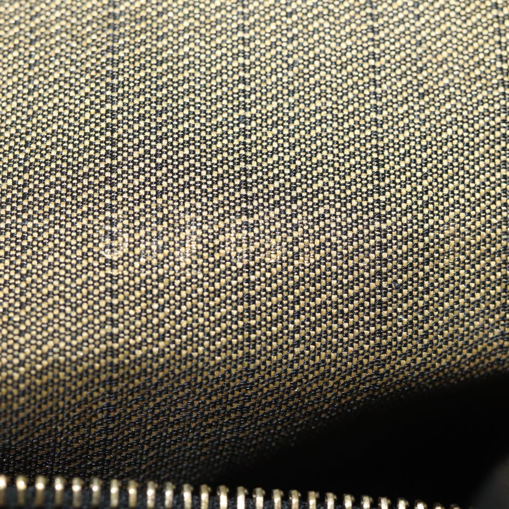 FENDI Zucca Canvas Vanity Cosmetic Pouch Brown Black74573