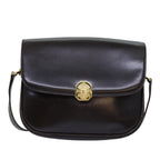 CELINE Shoulder Bag Leather Brown  74588