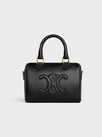 CELINE Boston Small Smooth Calfskin Tote Bag Black