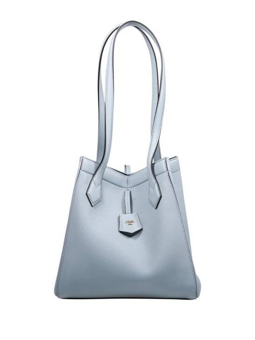 Fendi Origami Medium Leather Tote Bag Blue
