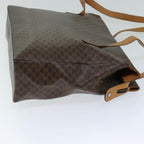 CELINE Macadam Canvas Tote Bag PVC Brown Auth 74659