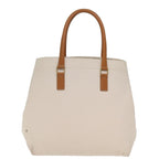 CELINE Horizontal Cabas Tote Bag Canvas Cream  74667