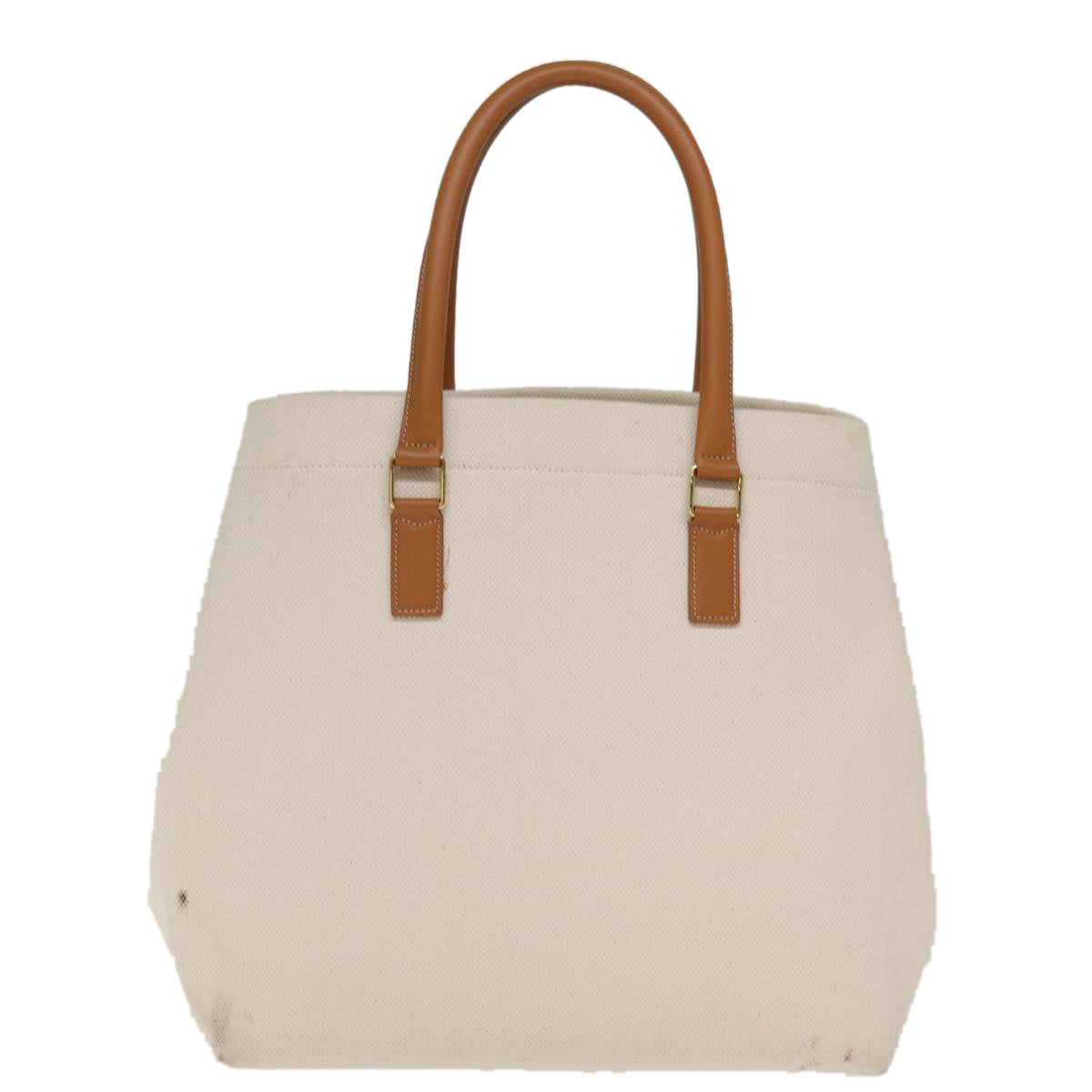 CELINE Horizontal Cabas Tote Bag Canvas Cream  74667