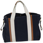 Chloe Tote Bag Canvas 2way Navy 74668