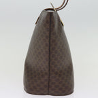 CELINE Macadam Canvas Shoulder Bag PVC Brown  74685