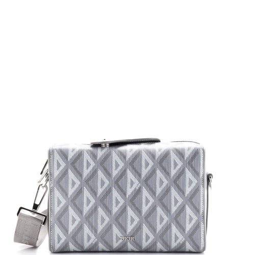 Dior Lingot Messenger Bag CD Diamond Coated Canvas