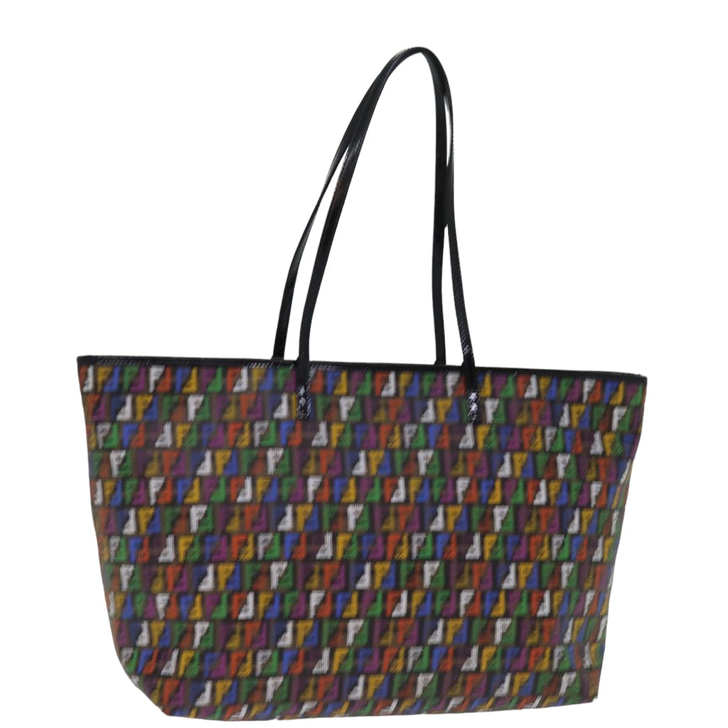 FENDI Zucchino Canvas Tote Bag Multicolor74808