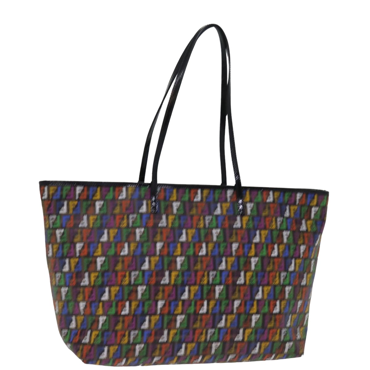 FENDI Zucchino Canvas Tote Bag Multicolor74808