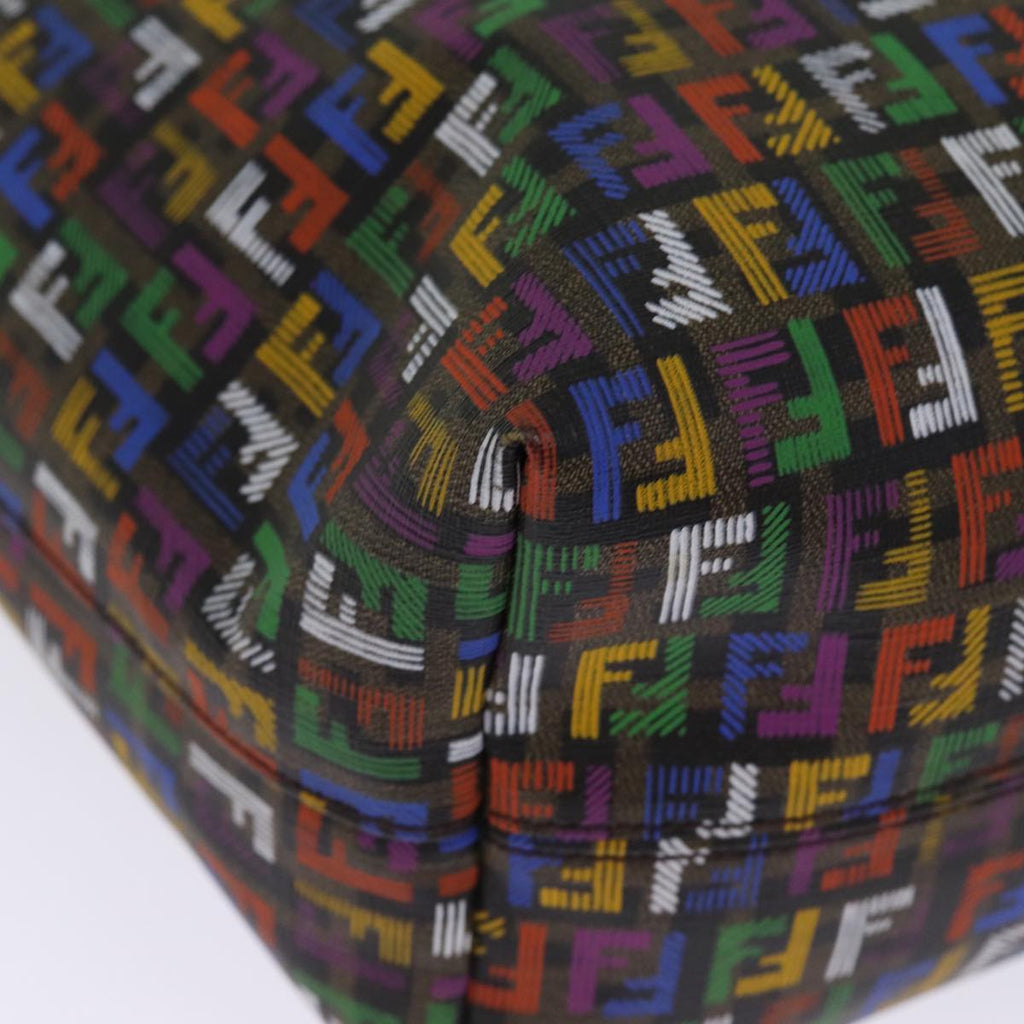 FENDI Zucchino Canvas Tote Bag Multicolor74808