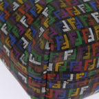 FENDI Zucchino Canvas Tote Bag Multicolor74808
