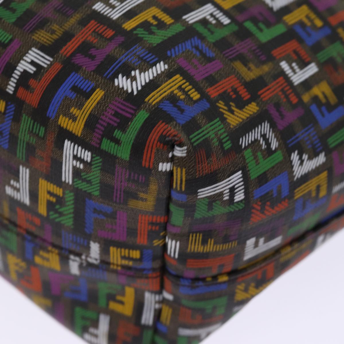 FENDI Zucchino Canvas Tote Bag Multicolor74808