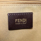 FENDI Zucchino Canvas Tote Bag Multicolor74808