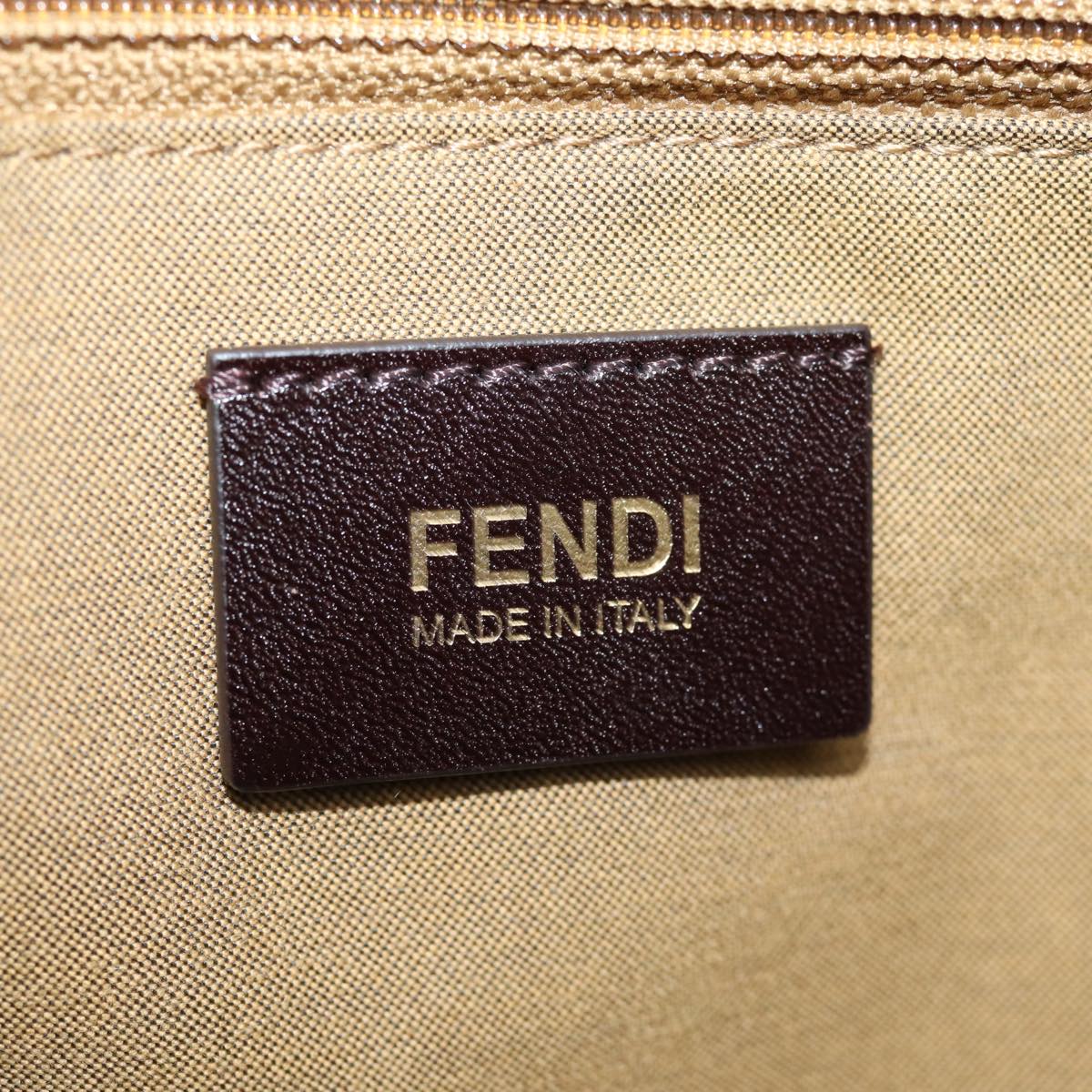 FENDI Zucchino Canvas Tote Bag Multicolor74808