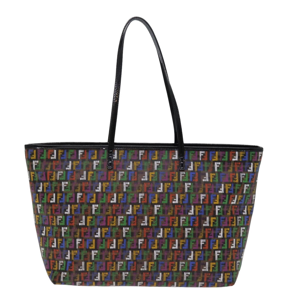 FENDI Zucchino Canvas Tote Bag Multicolor74808