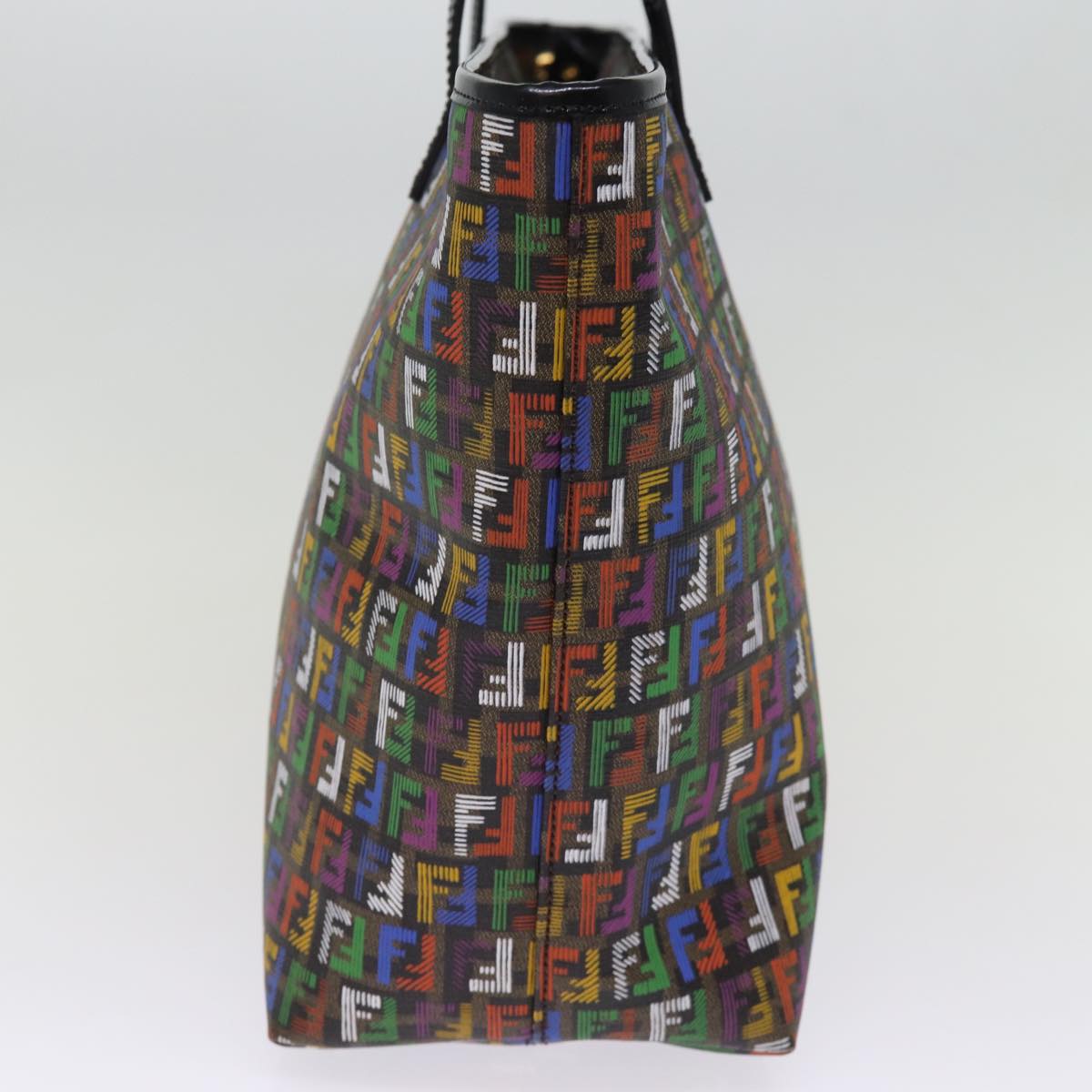 FENDI Zucchino Canvas Tote Bag Multicolor74808