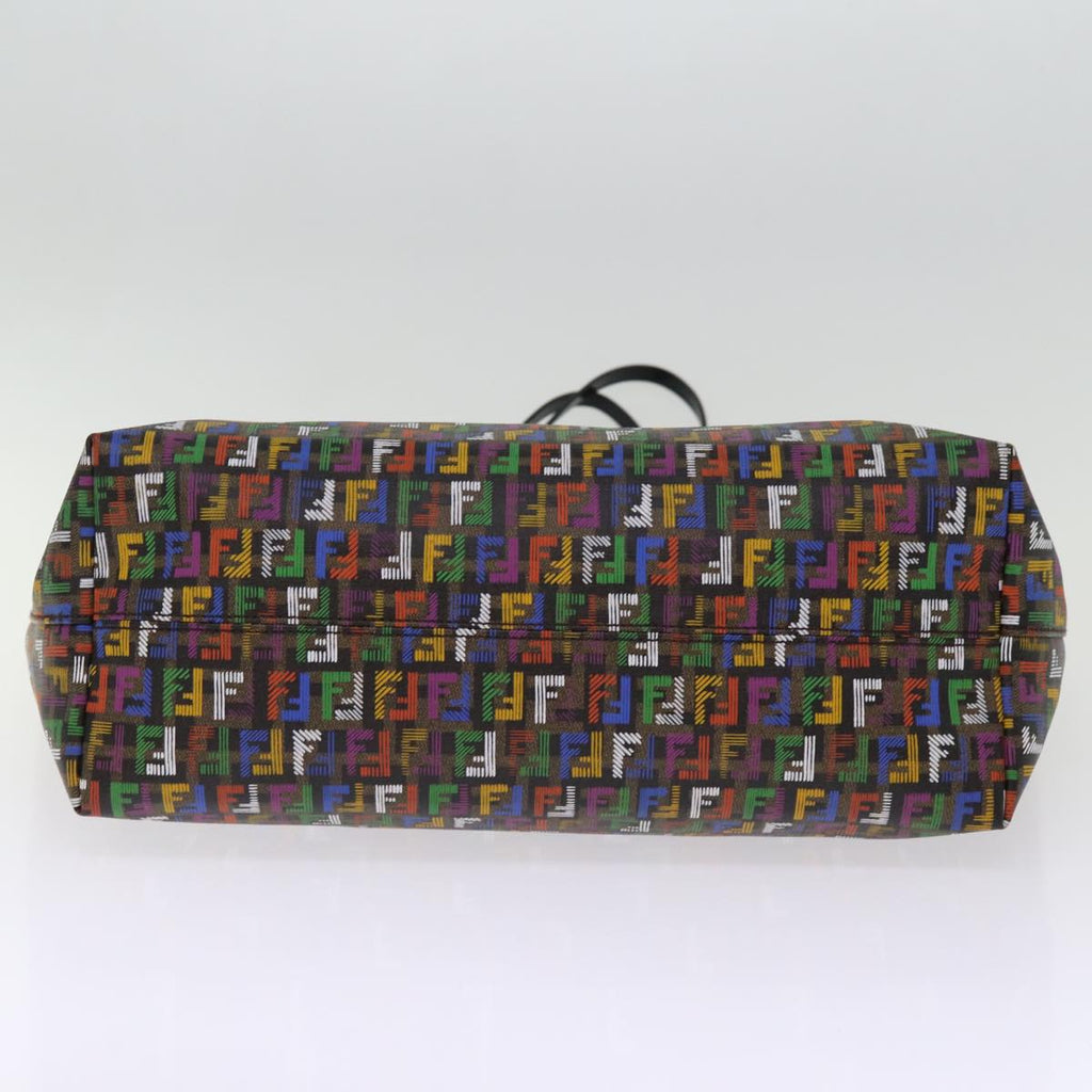 FENDI Zucchino Canvas Tote Bag Multicolor74808