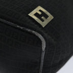 FENDI Zucchino Canvas Hand Bag Black74840