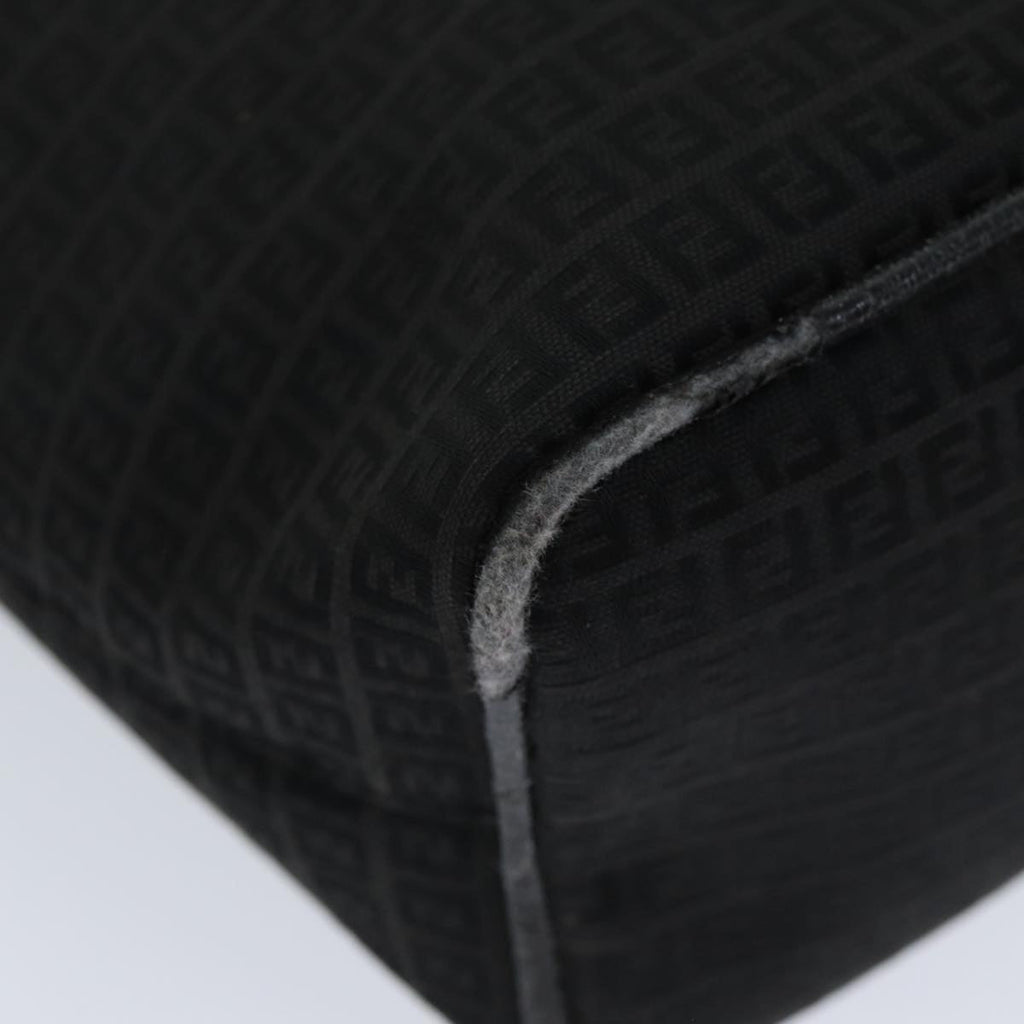 FENDI Zucchino Canvas Hand Bag Black74840