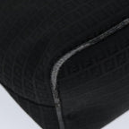 FENDI Zucchino Canvas Hand Bag Black74840