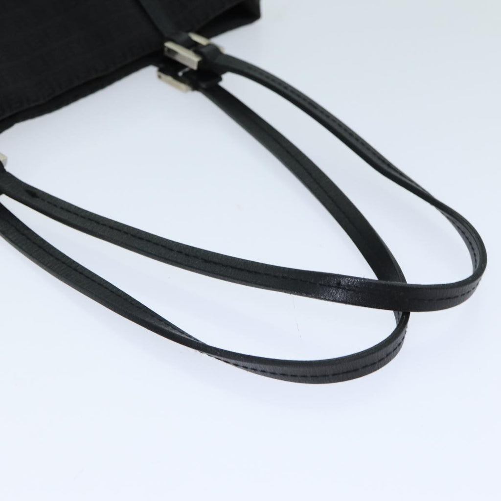 FENDI Zucchino Canvas Hand Bag Black74840