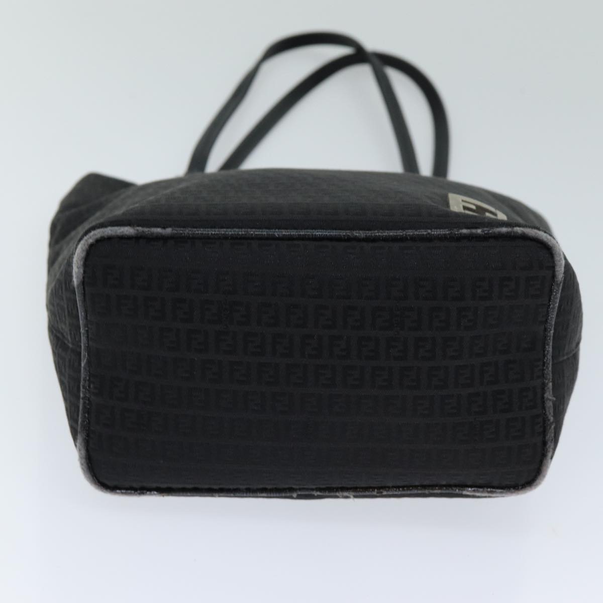 FENDI Zucchino Canvas Hand Bag Black74840