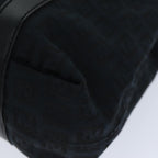 FENDI Zucchino Canvas Hand Bag Black74841
