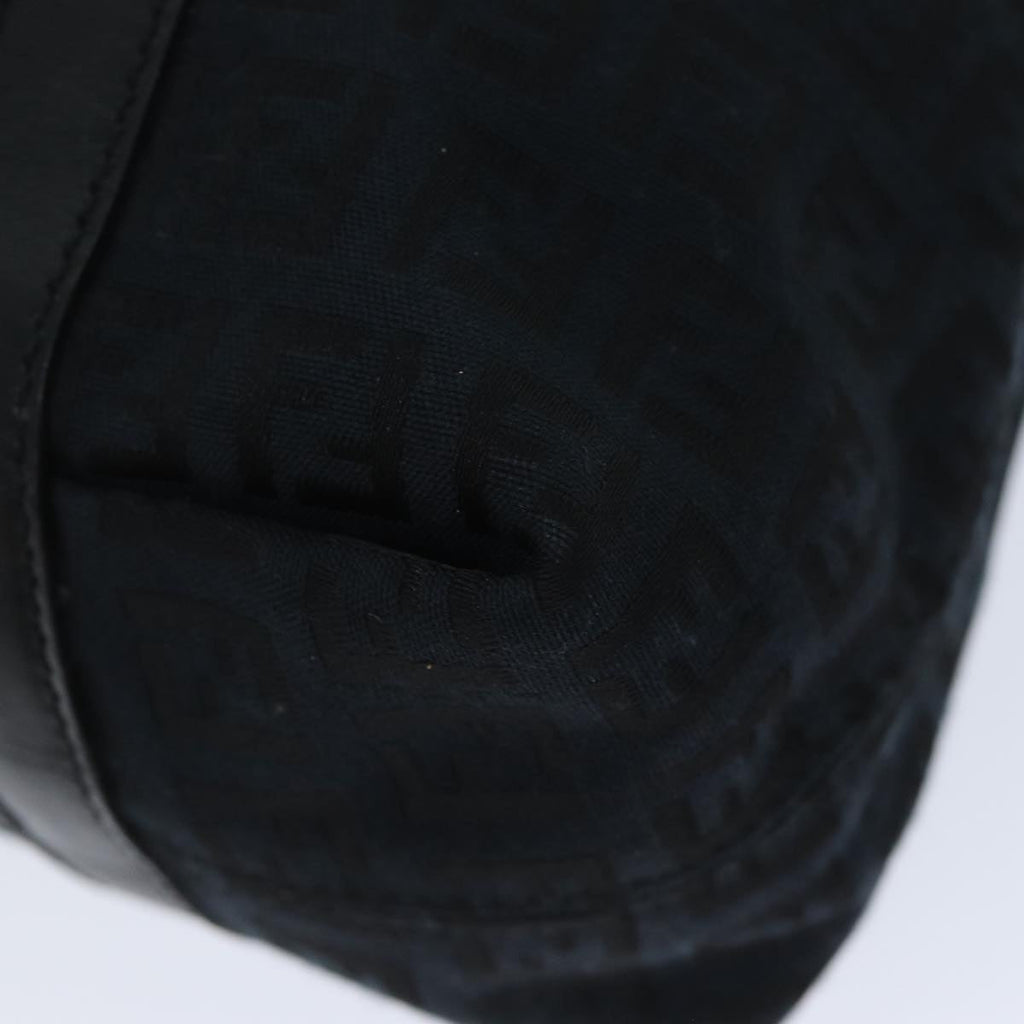 FENDI Zucchino Canvas Hand Bag Black74841