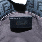 FENDI Zucchino Canvas Hand Bag Black74841