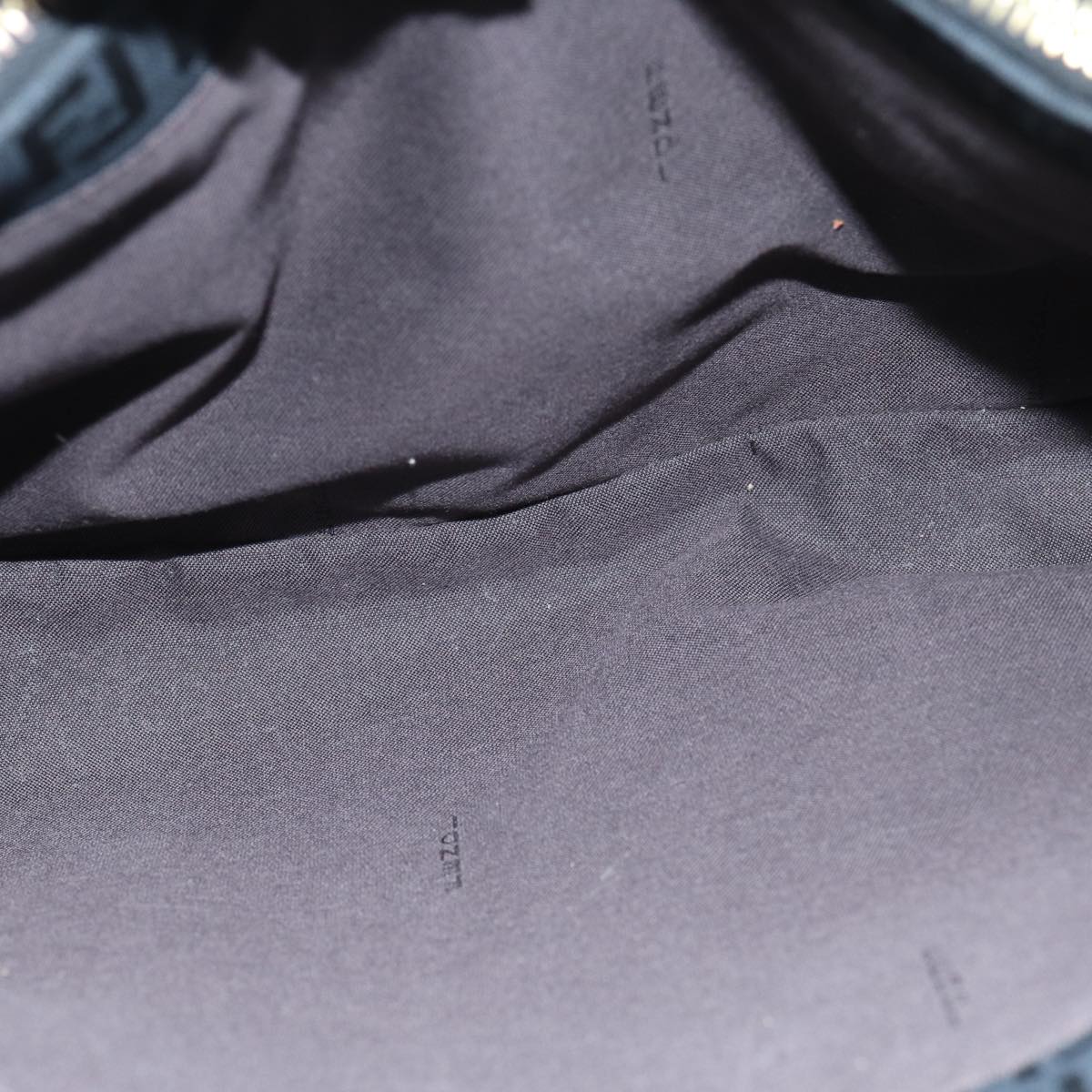 FENDI Zucchino Canvas Hand Bag Black74841