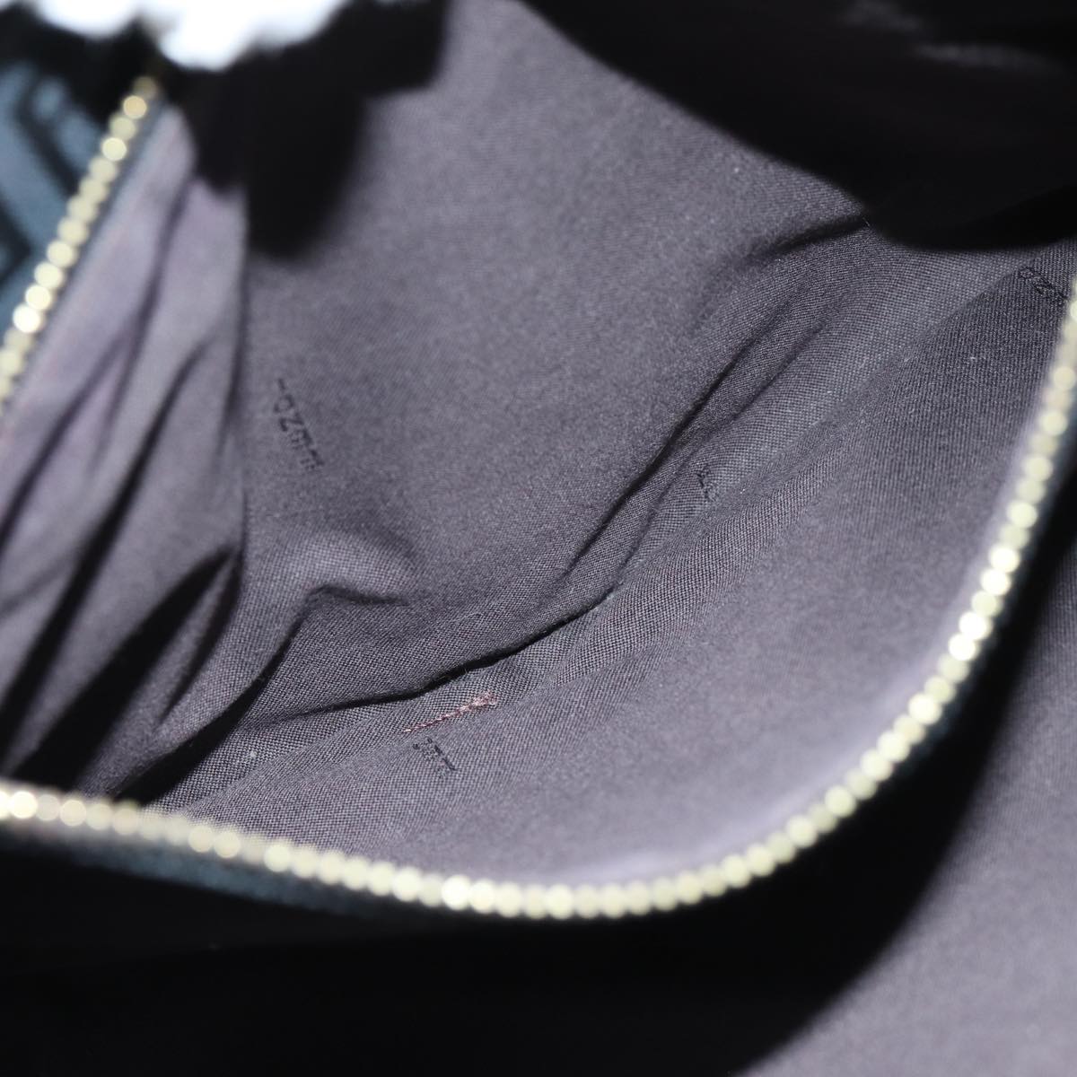 FENDI Zucchino Canvas Hand Bag Black74841