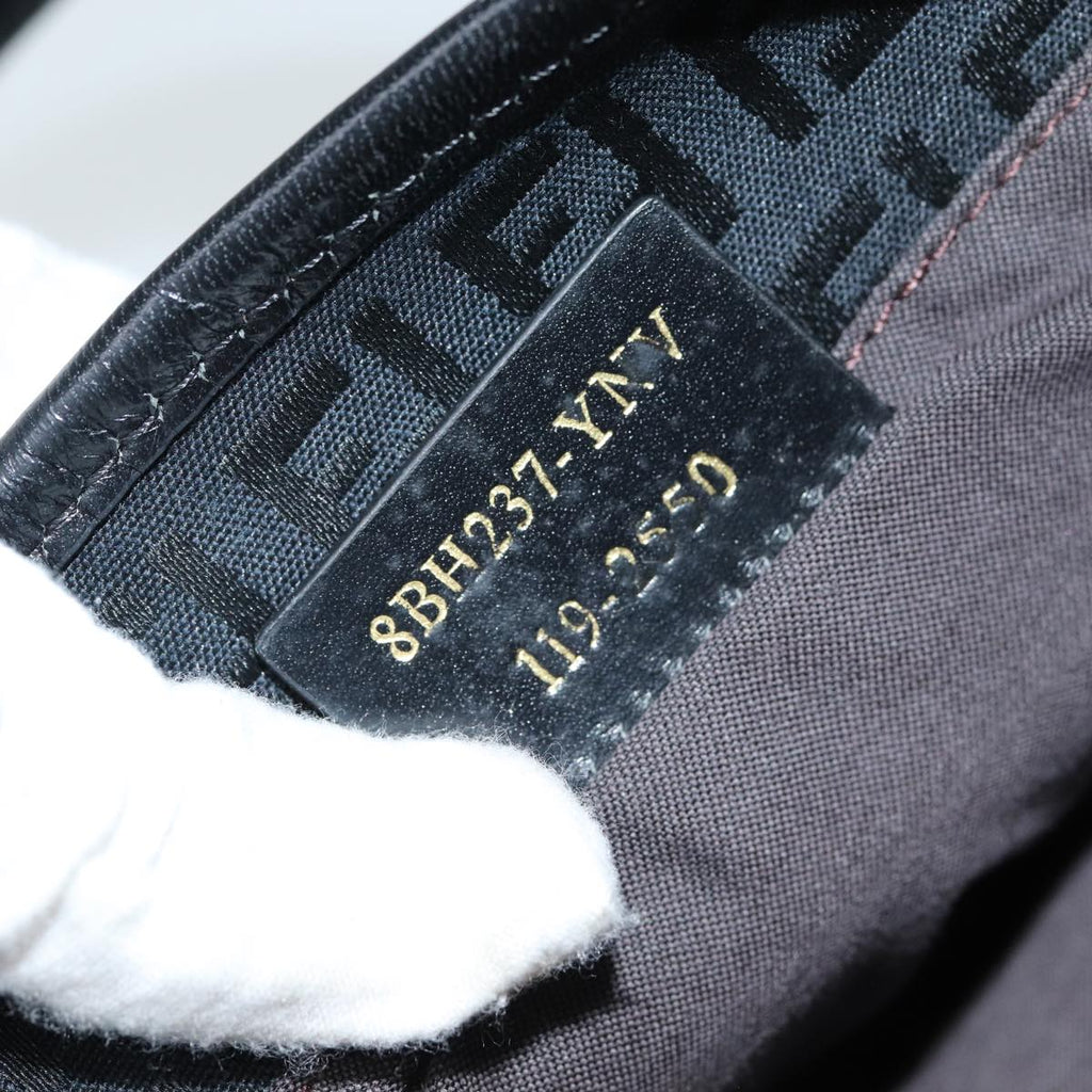 FENDI Zucchino Canvas Hand Bag Black74841