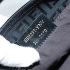 FENDI Zucchino Canvas Hand Bag Black74841