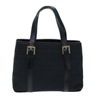FENDI Zucchino Canvas Hand Bag Black74841