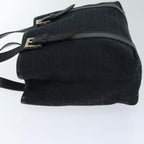 FENDI Zucchino Canvas Hand Bag Black74841