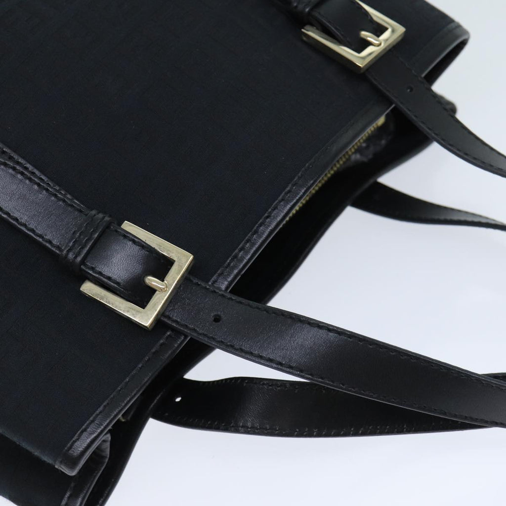 FENDI Zucchino Canvas Hand Bag Black74841