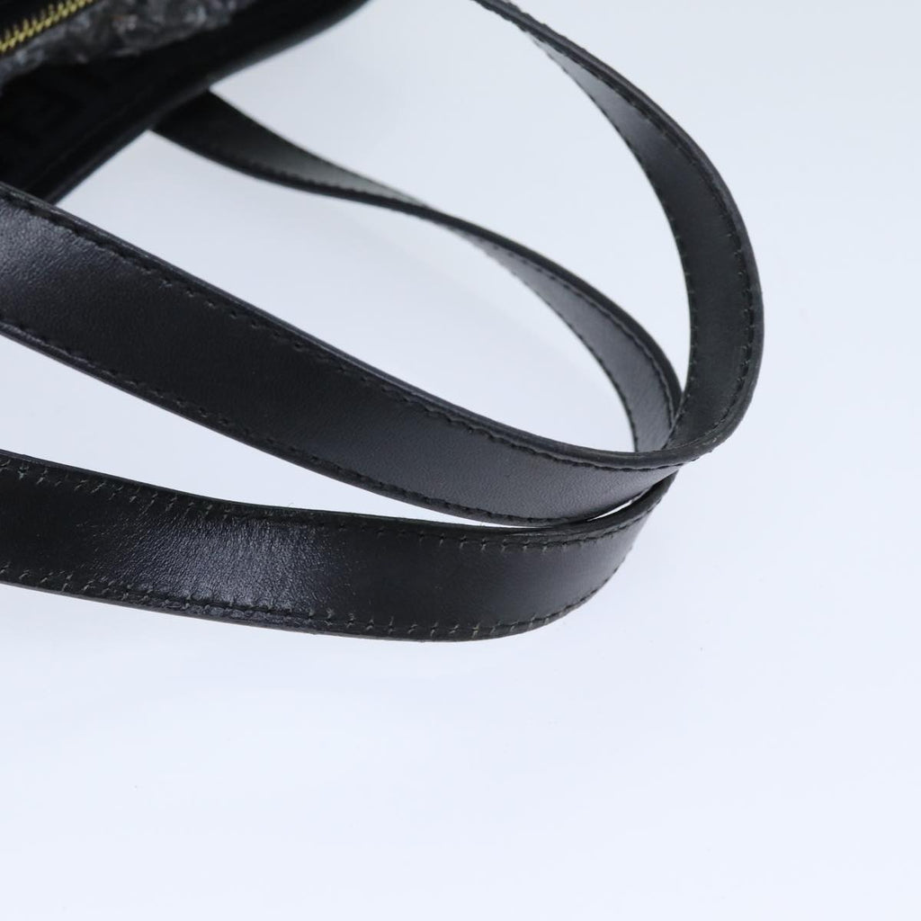 FENDI Zucchino Canvas Hand Bag Black74841