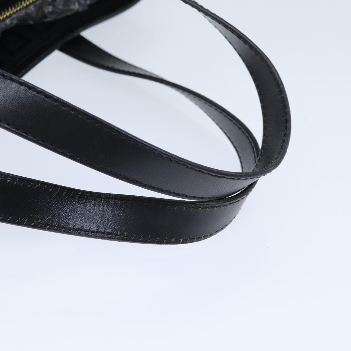 FENDI Zucchino Canvas Hand Bag Black74841