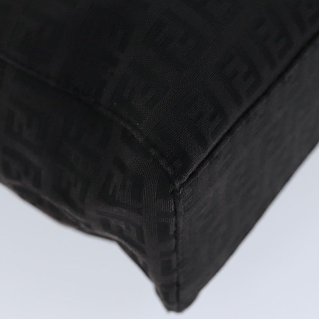 FENDI Zucchino Canvas Hand Bag Black74849